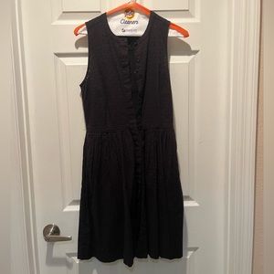 J. Crew black eyelit dress size 0
